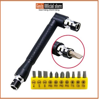 Bộ 10 Đầu Vặn Ốc Vít, Tua Vít Kèm 1 Tay Vặn 