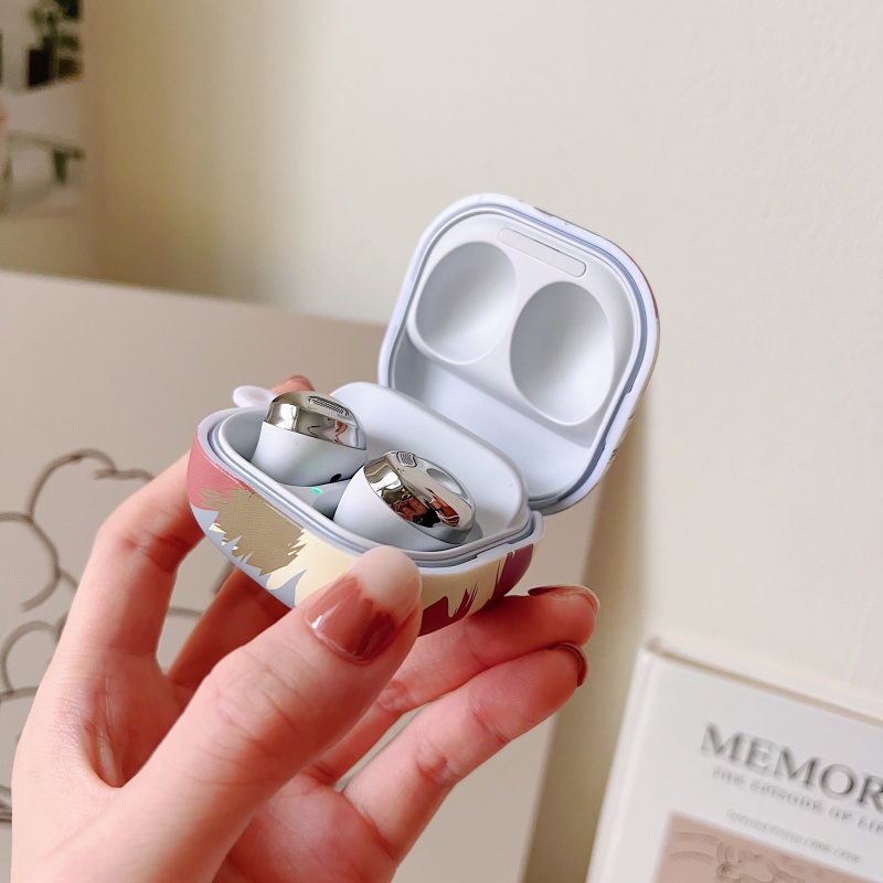 Vỏ Bảo Vệ Hộp Sạc Tai Nghe Không Dây samsung galaxy buds pro & buds2 pro Chống Sốc Hình Chú Gấu