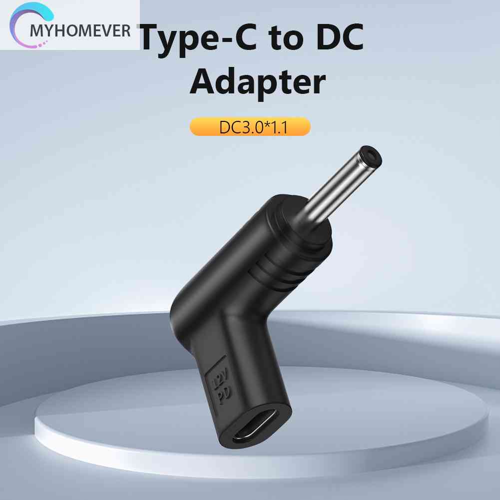 Đầu Nối Chuyển Đổi 12V PD Type-C Female Sang DC Male Cho Router Mini Fan