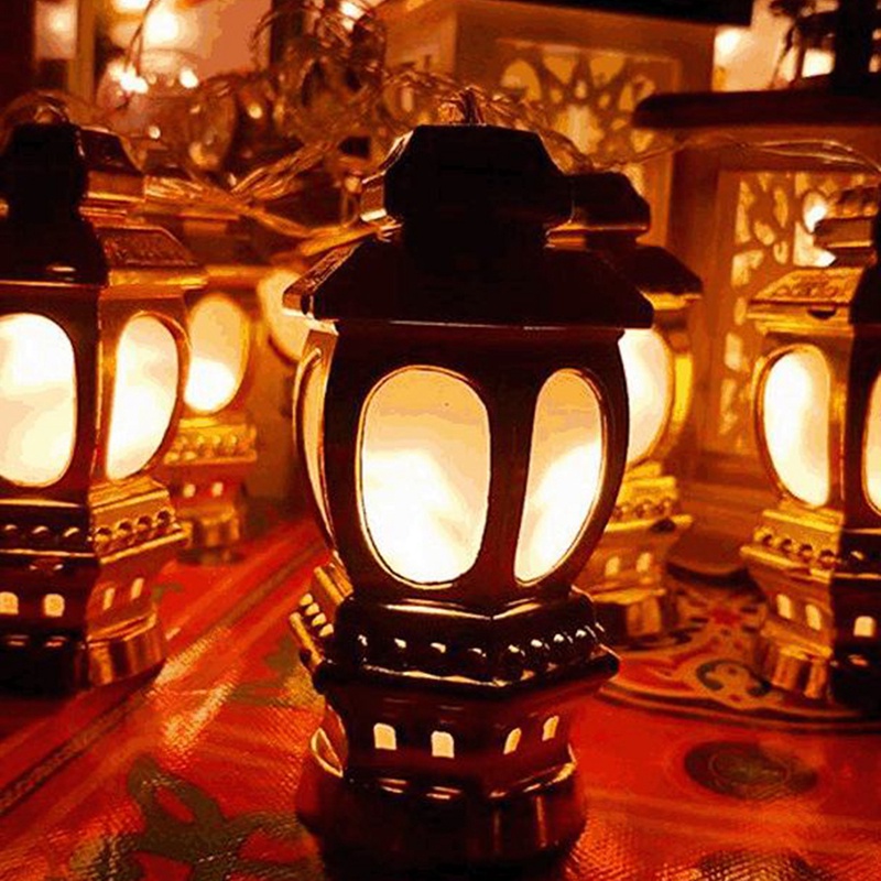Dây Đèn Led 3m Hình Ngôi Sao Mặt Trăng Ngôi Sao Hồi Giáo
