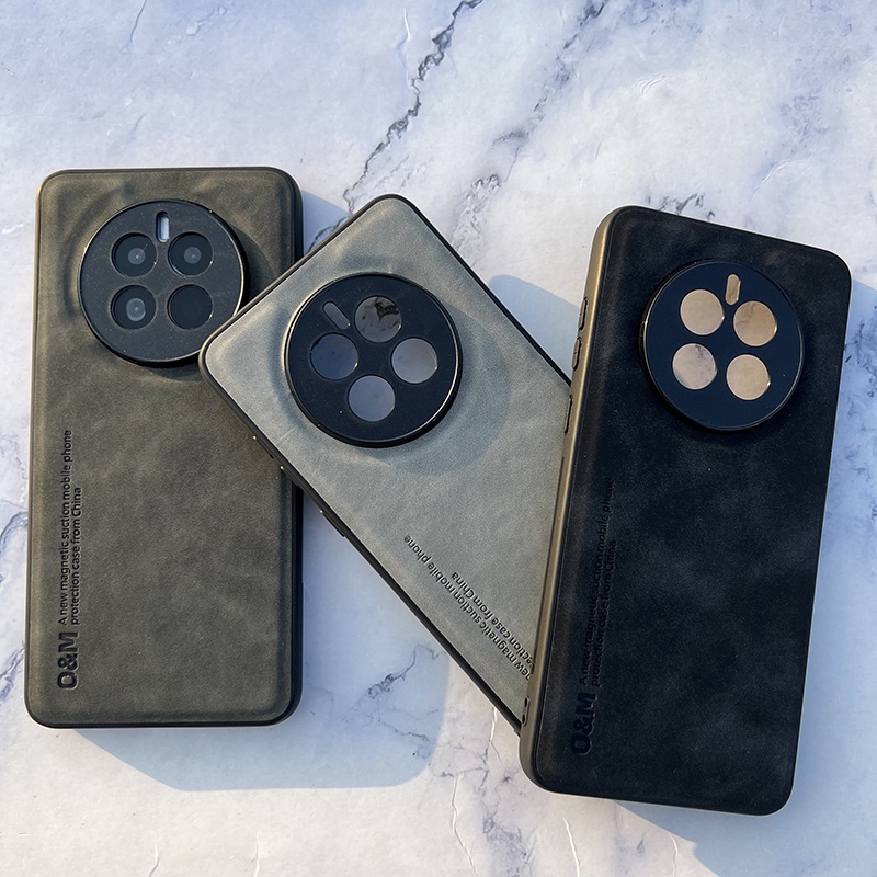 Ốp Điện Thoại Da PU Cứng Mềm Cho Huawei Mate 50 Mate50E 50Pro Mate40 40E Mate30 30Pro