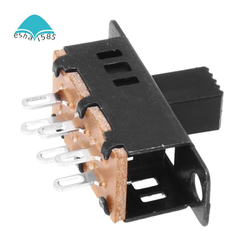 Set 10 Công Tắc Trượt 6 Pin 3 Vị Trí DPDT 0.5A 50V DC