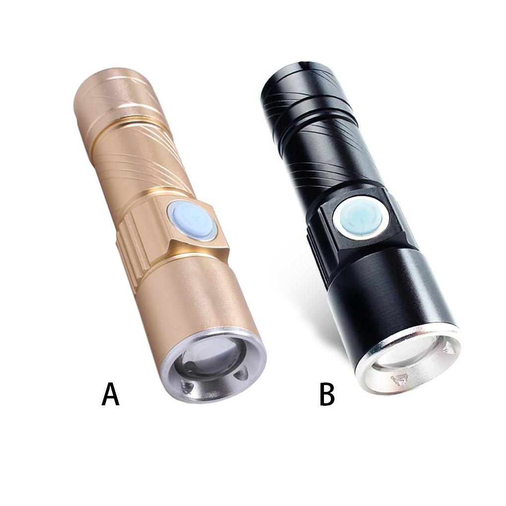 Đèn Pin Sạc USB Q5 3 Chế Độ Sáng Tiện Dụng