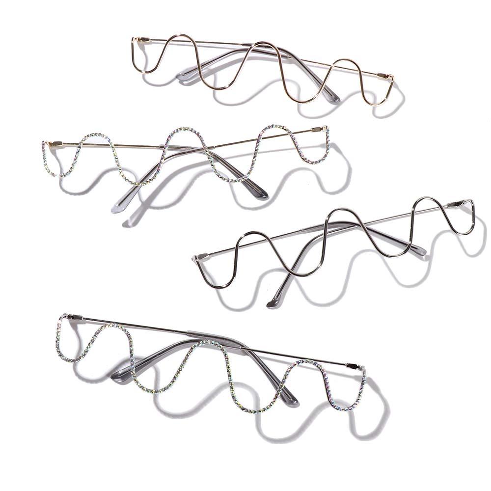 BACK2LIFE Kính Mát Đính Đá Thời Trang Dành Cho Nam