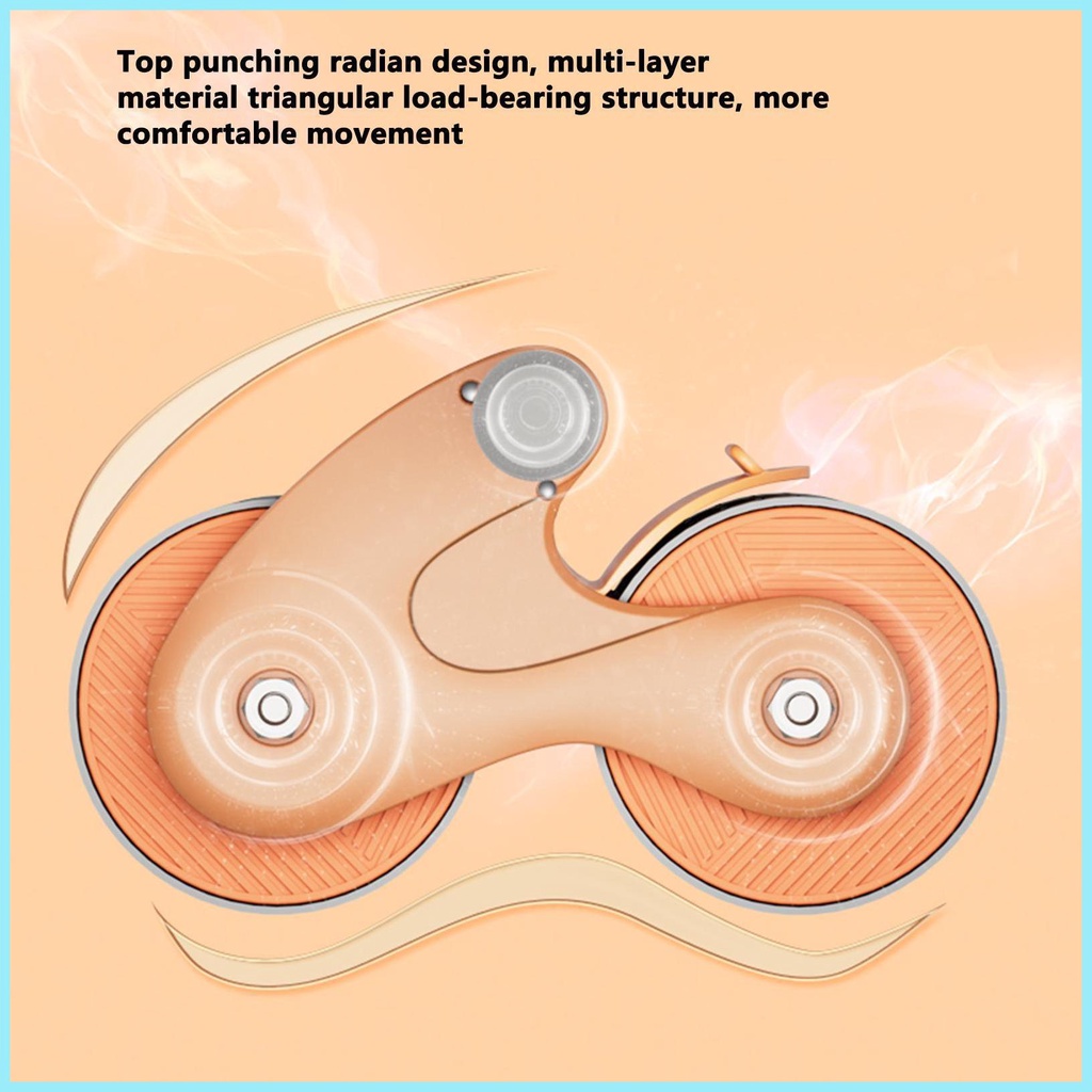 Bánh Xe Lăn Tự Động Luyện Tập Cơ Bắp Với Giá Đỡ Điện Thoại Di Động Ab tdevn