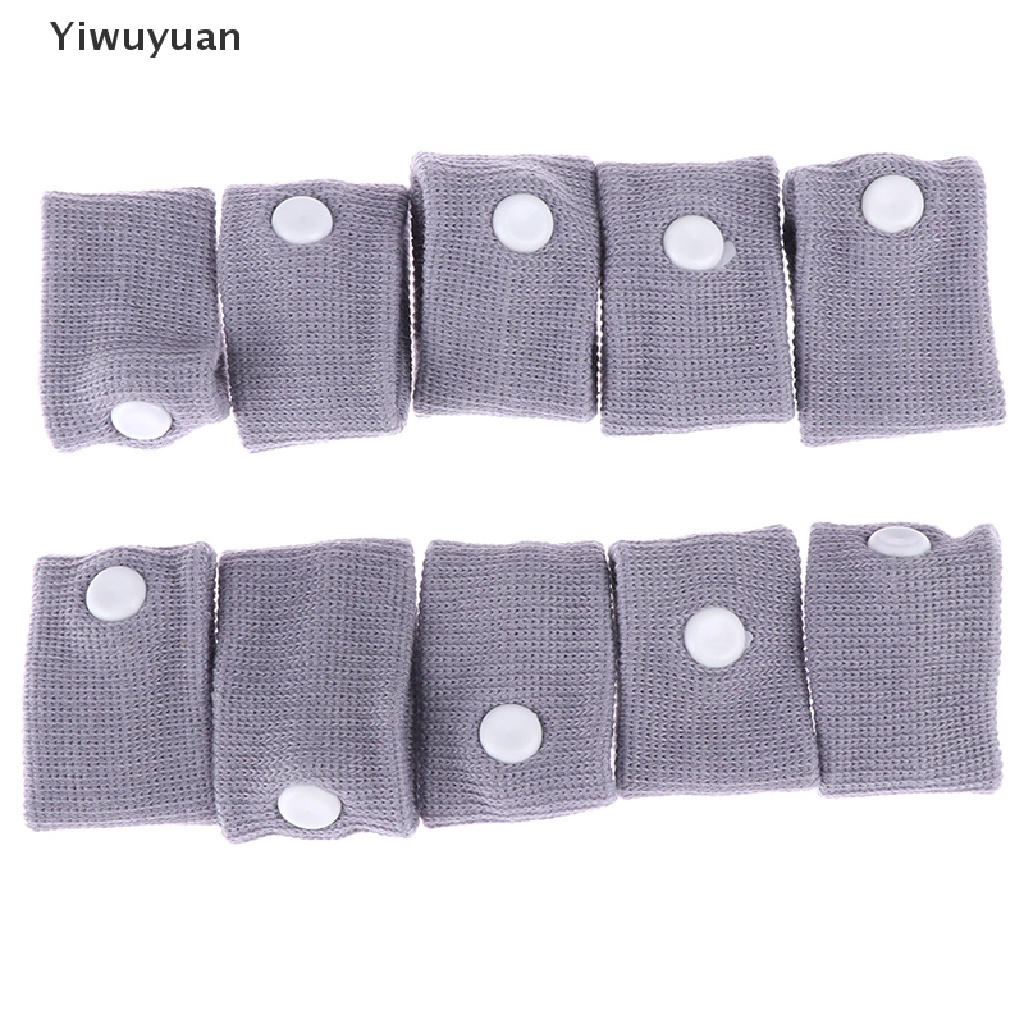 < Yiwuyuan > 5 / 10 Cặp Vòng Đeo Tay Chống Say Tàu Thuyền Du Lịch Màu Xanh Dương