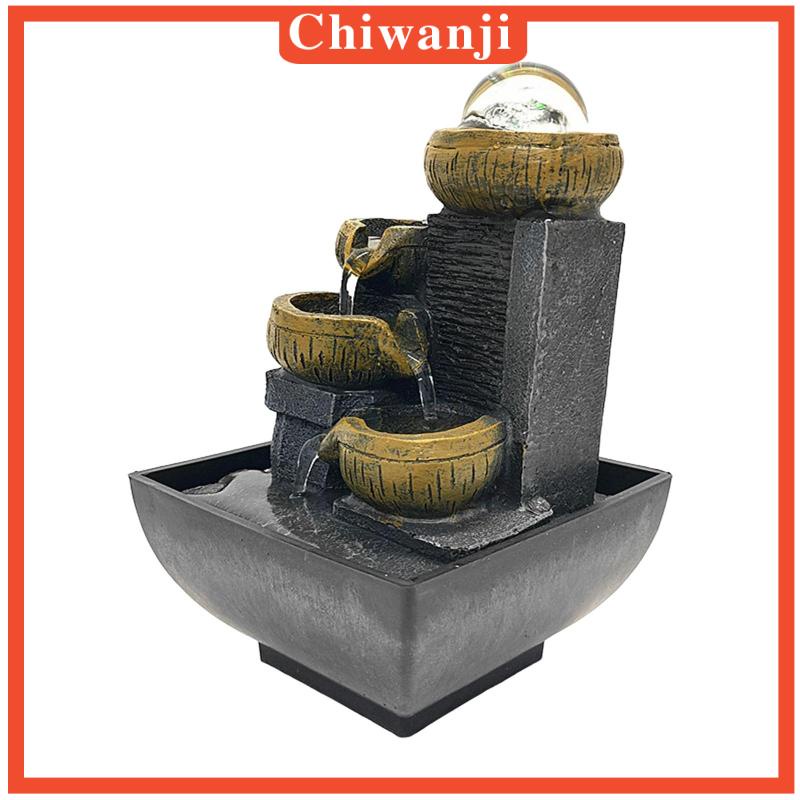 Đài Phun Nước Để Bàn Có Đèn LED Độc Đáo