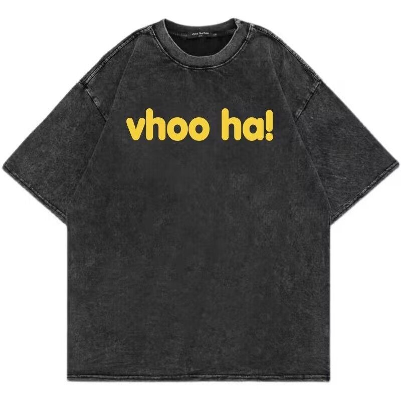 Áo Thun Đen Tay Ngắn In Chữ Cá Tính Hợp Thời Trang Cho Bạn Gái