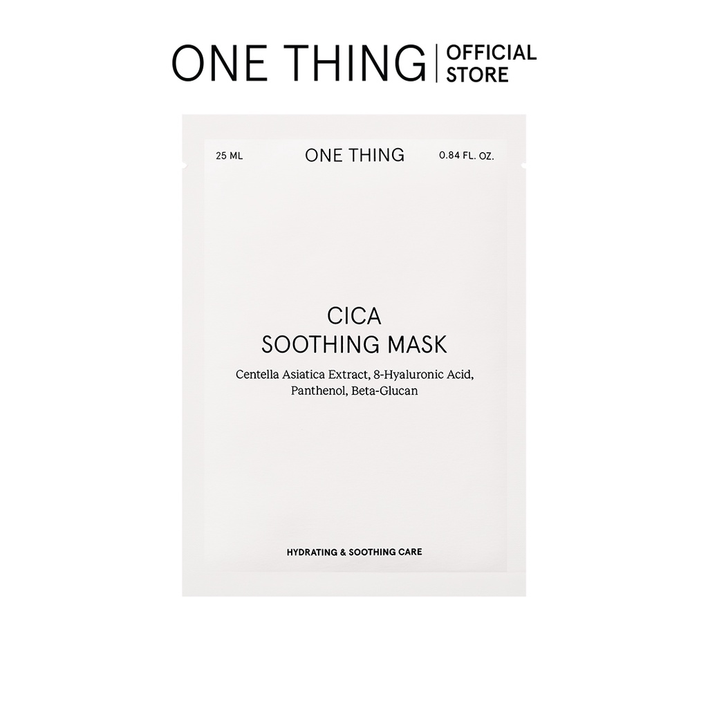 Mặt Nạ Dưỡng Da Mặt One Thing Cica Soothing Mask 25ml (1 Sheet)