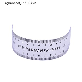 ~AFHVN~ Reusable Makeup Brow Measure Eyebrow Guide Ruler Permanent Tools  .