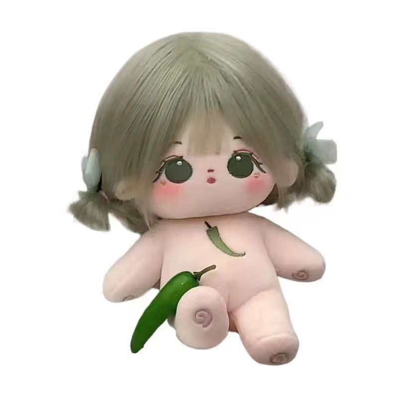 Búp Bê Nhồi Bông Maruya Tóc Dài 20cm Làm Quà Tặng Sinh Nhật Cho Bạn Gái