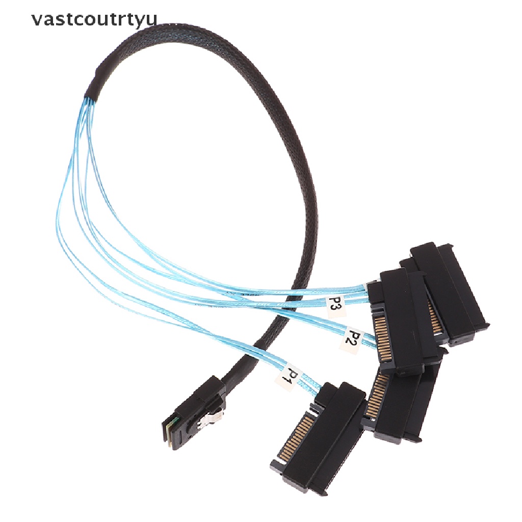 Vas Mini 4 SAS Hard Drives 36-Pin SFF-8087 To 4 SAS 29-Pin SFF-8482 Cable Connectors n