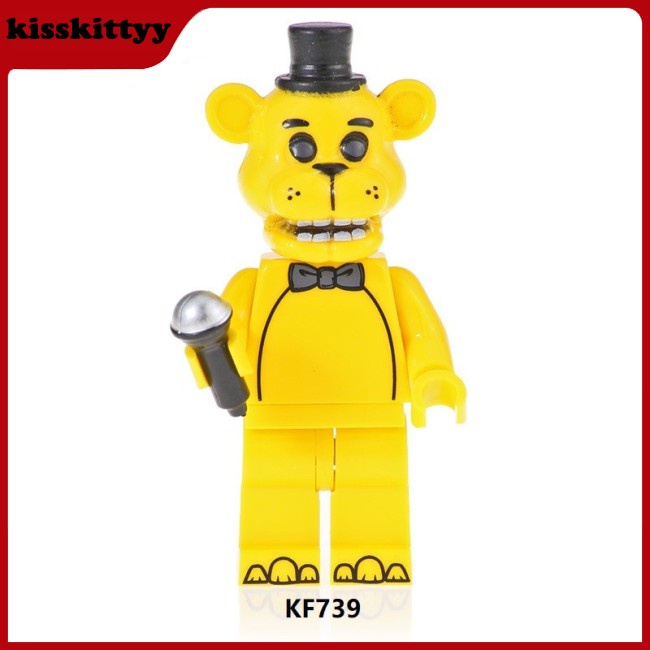 Kisskittyy   Lego FNAF Building Blocks Foxy Chica Bonnie Five Nights At Freddy Figures Toy Puzzle Toy