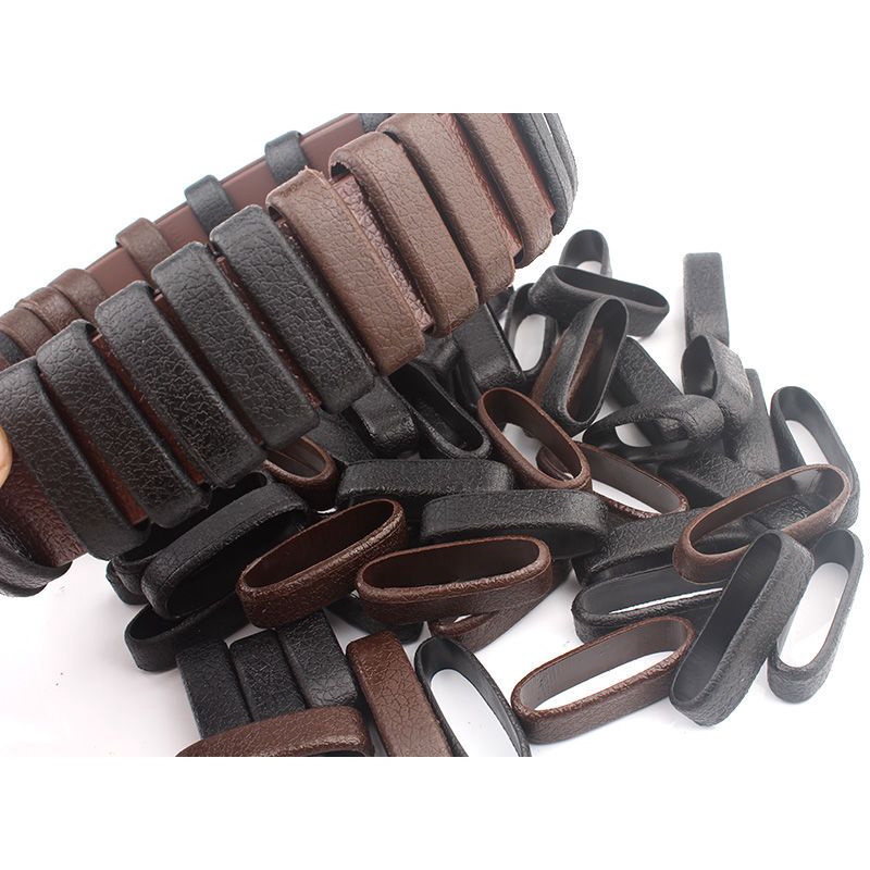 Set 10 Vòng Da Cố Định Thắt Lưng Rộng 4cm Cho Nam