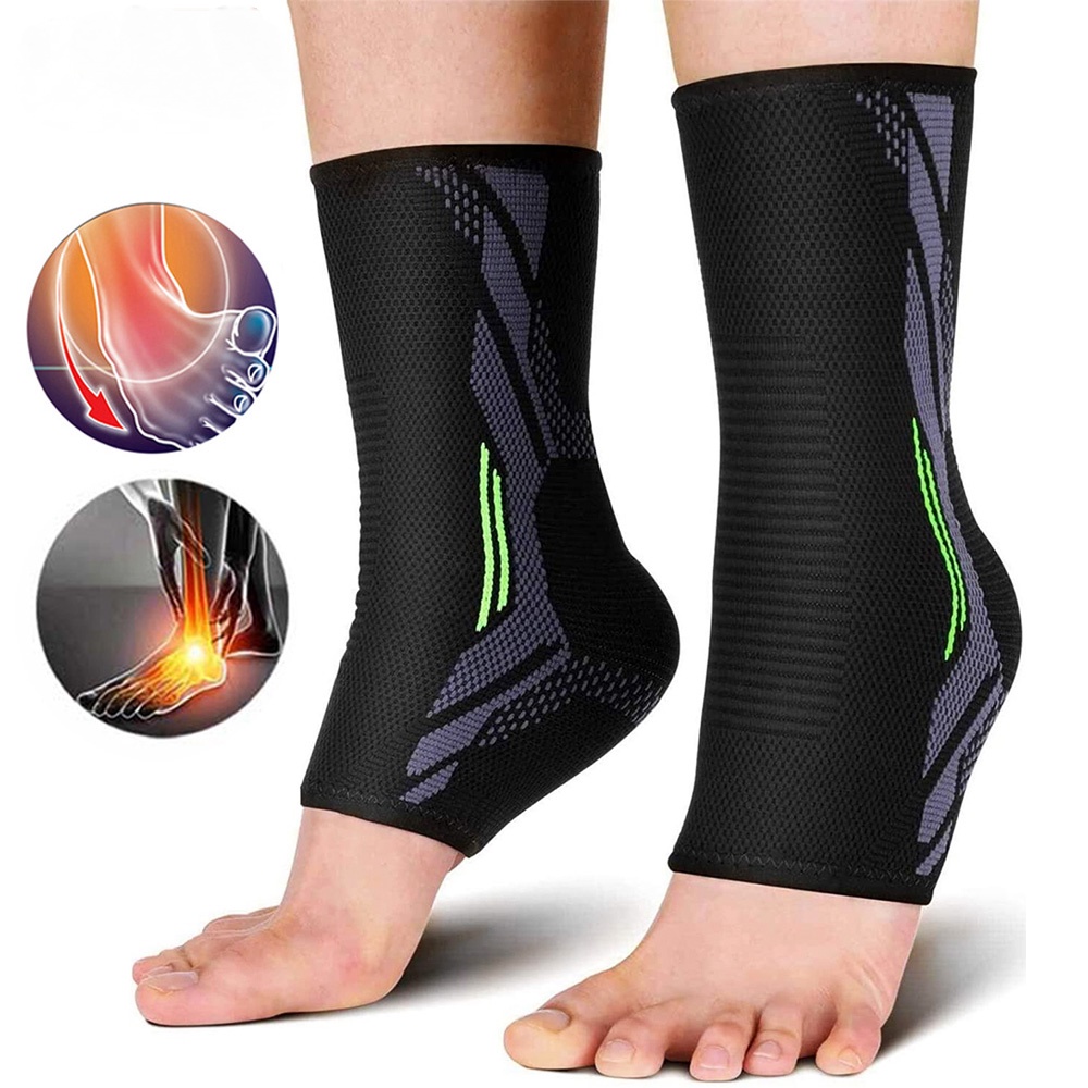 1 Đôi Vớ Nén Co Giãn Thoáng Khí Hỗ Trợ Giảm Đau Khớp Dành Cho Nam Nữ Chơi Bóng Rổ