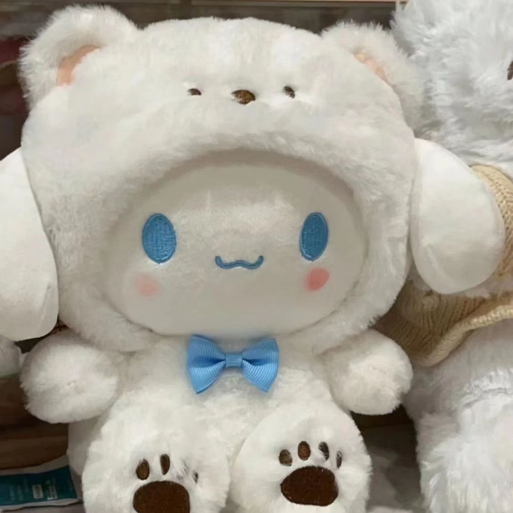 Mới dễ thương chuyển đổi gấu trắng quế chó búp bê sang trọng búp bê thỏ quà tặng cho bạn gái/Đồ Chơi