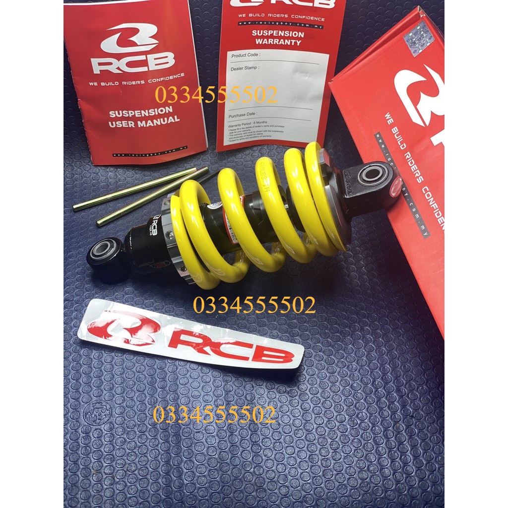 Phuộc sau RCB mẫu M2 Winner Sonic. xe Ex135 - Ex150 -