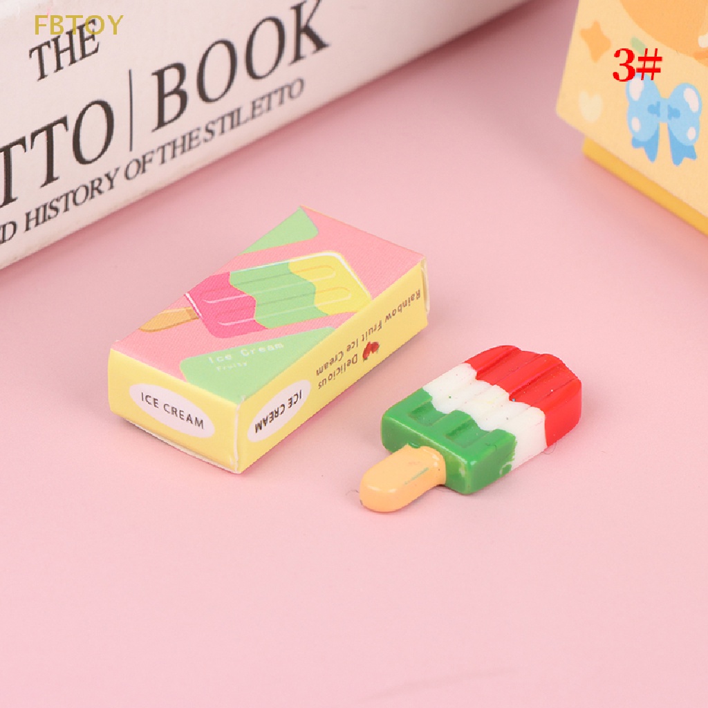 1 Bộ Đồ Chơi Búp Bê 1: 12 Cây Kem, Sô Cô La, Có Hộp Đựng