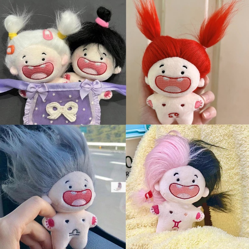 Búp Bê Đồ Chơi Bằng Vải Cotton Tóc Cotton 10cm Họa Tiết Chòm Sao Hoạt Hình Nhiều Màu Sắc Vui Nhộn Trang Trí Nhà Cửa