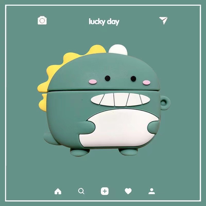 Vỏ Bảo Vệ Hộp Sạc Tai Nghe bluetooth Không Dây Baseus Bowie E3 tws Bằng Silicon Mềm Họa Tiết Hoạt Hình 3D Dễ Thương