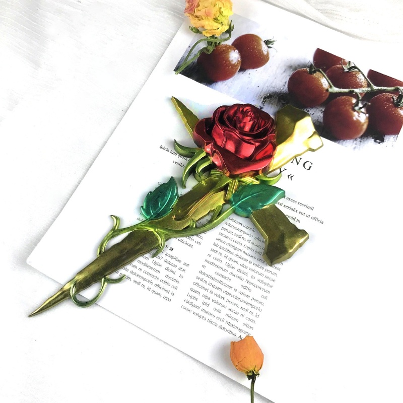 Khuôn Silicone Tạo Hình Hoa Hồng Treo Tường Trang Trí DIY