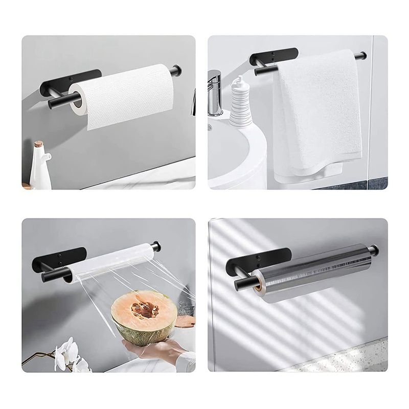Giá Đỡ Cuộn Khăn Giấy Tự Dính Tiện Dụng Cho Nhà Bếp