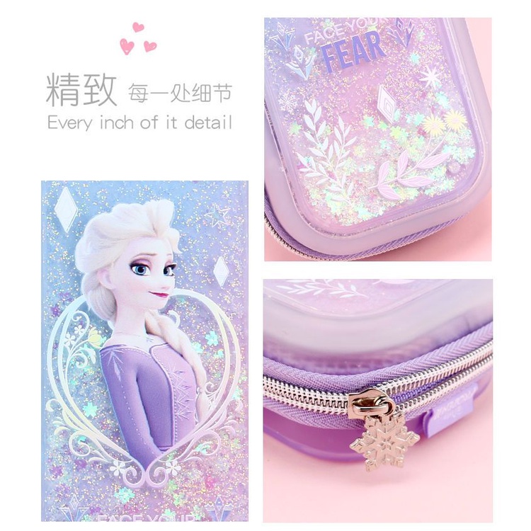 Túi Đựng Bút Chì In Hình Công Chúa Elsa 2023 R6XN Lấp Lánh Phong Cách Disney Đơn Giản Dành Cho Học Sinh Tiểu Học 2023