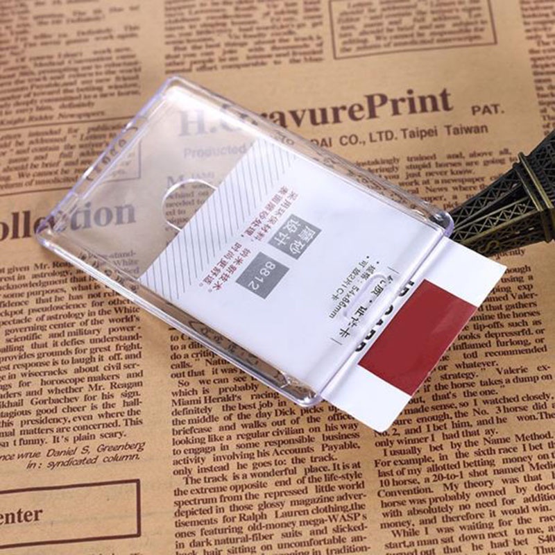 Hộp Đựng Thẻ Tên Bằng Nhựa Acrylic Trong Suốt Đa Năng Kiểu Dáng Đơn Giản Hiện Đại