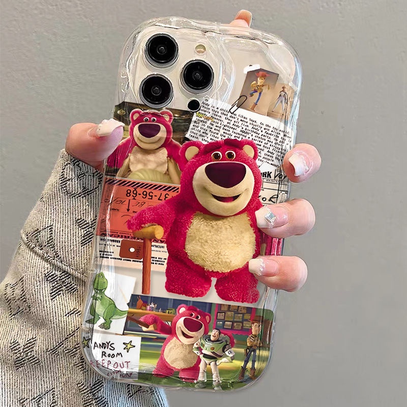 ✅Ốp Điện Thoại Mềm Trong Suốt Chống Sốc In Hình Gấu Cho iPhone14 / 13promax 12 / 11 7 / 8p xs / r