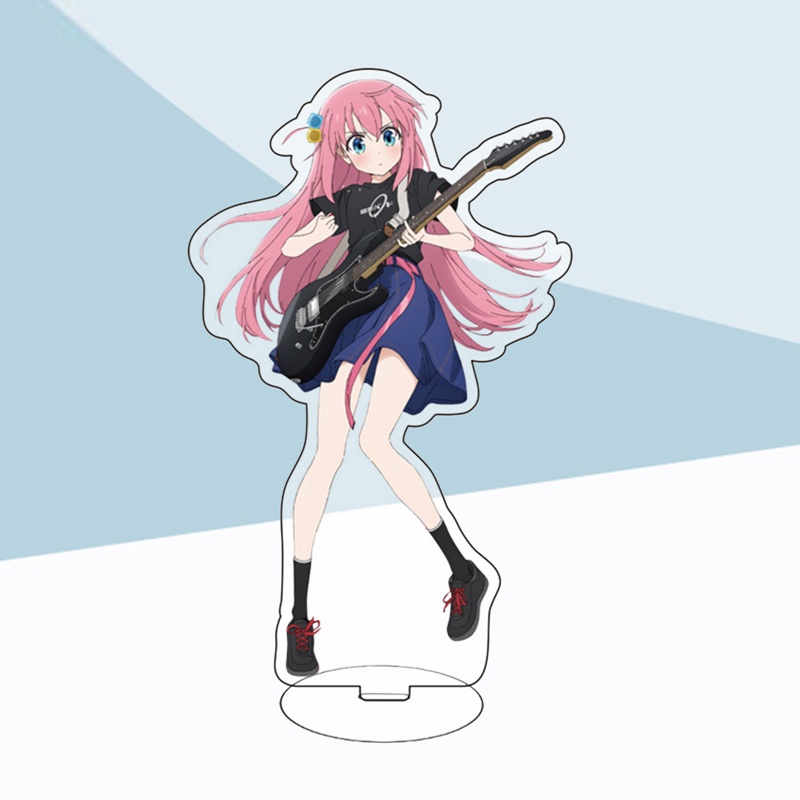 Anime Bocchi The Rock! Giá Đỡ Trưng Bày Quạt Để Bàn Chất Liệu Acrylic