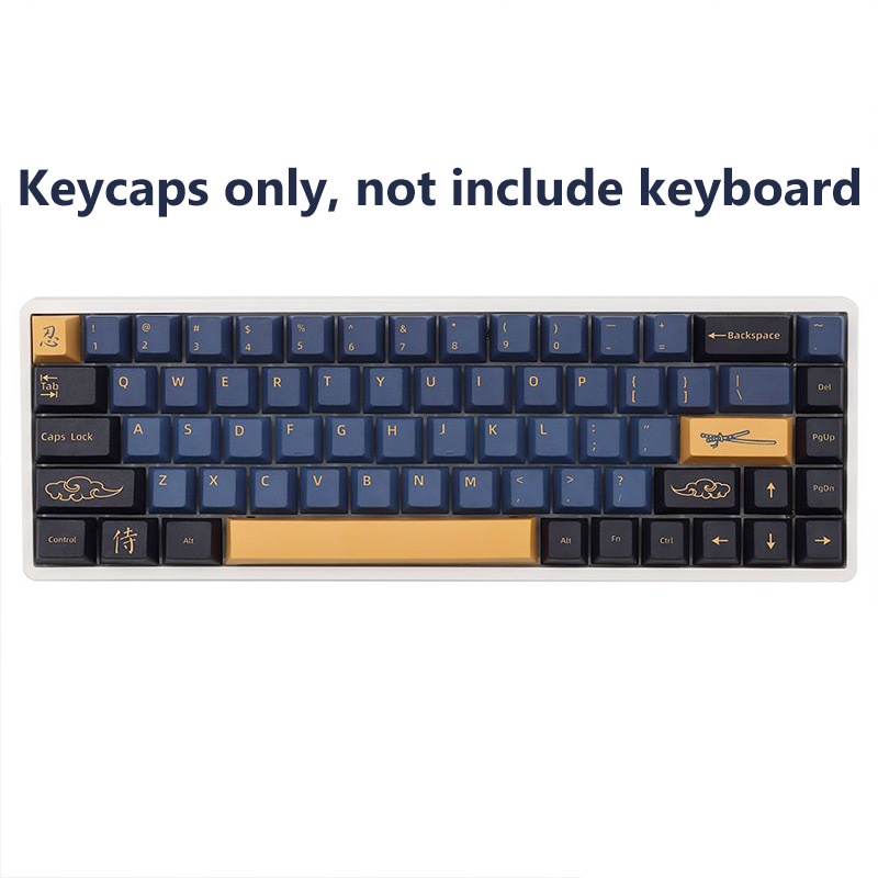 Nắp Đậy Bàn Phím Cơ Samurai 139 Phím PBT Dành Cho 61 64 68 87 104