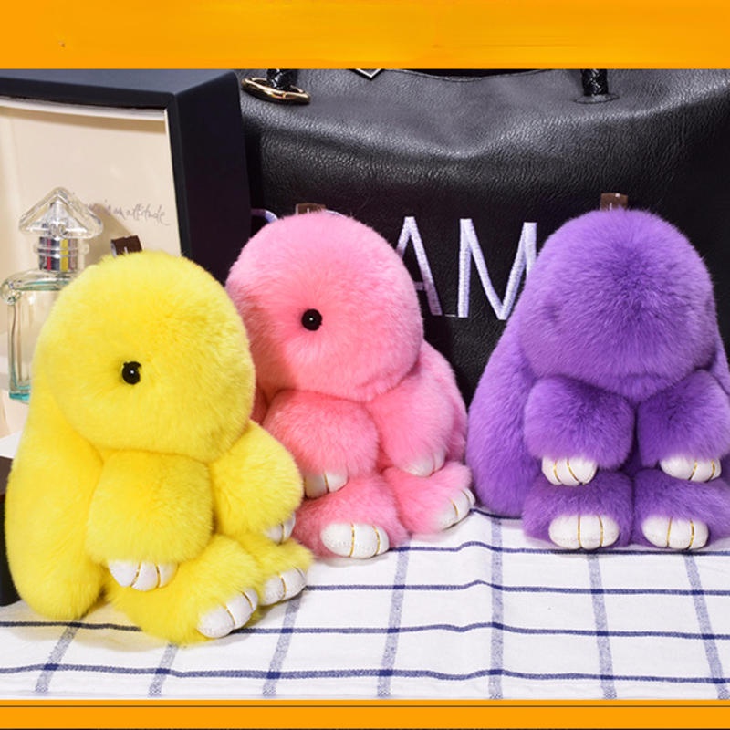 Móc Khóa Thỏ Bông Dễ Thương Xinh Xắn