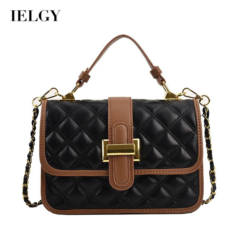 Túi Đeo Vai Hình Vuông Cỡ Nhỏ In Họa Tiết Hình Thoi Thời Trang Cho Nữ