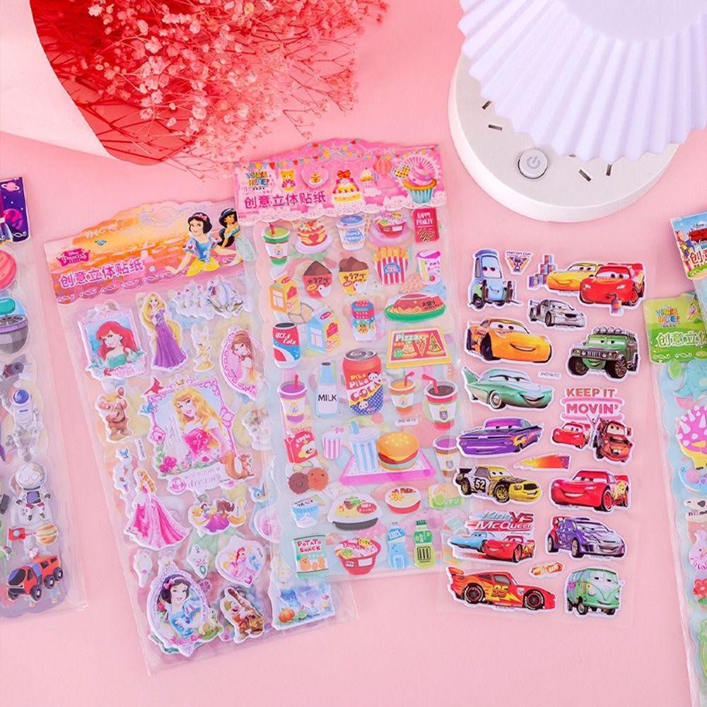 AUGUSTINA Sticker Xốp 3D Dán Trang Trí Điện Thoại / Sổ Tay DIY Cho Bé