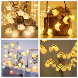 Dây đèn led hình lồng đèn nhỏ dùng trang trí phòng ngủ