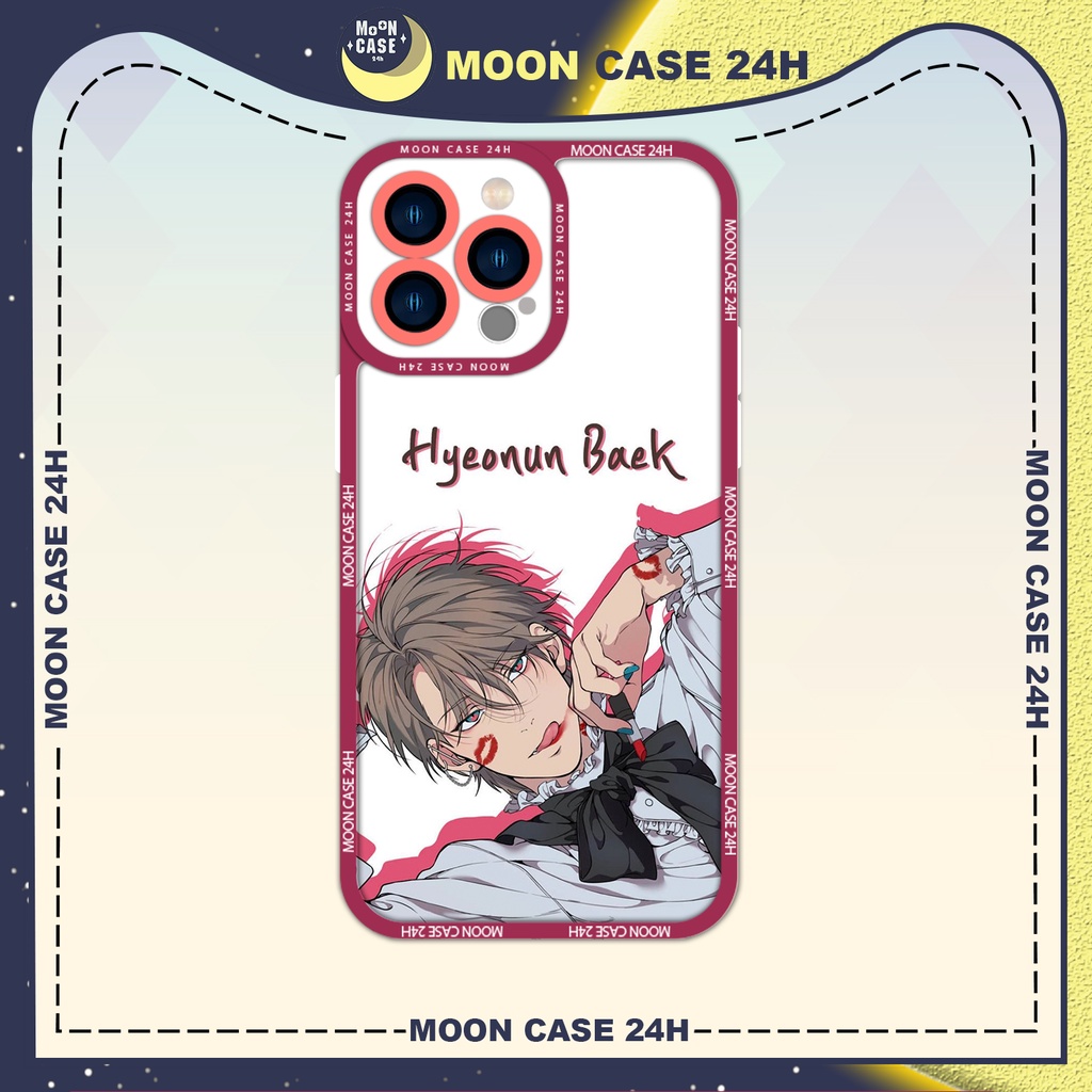 Ốp lưng iphone MOON CASE 24H LOST IN THE CLOUD MANHWA Hyeonun Beak ip 8/x/xs/xs max/11/12/13/14pro/plus/promax