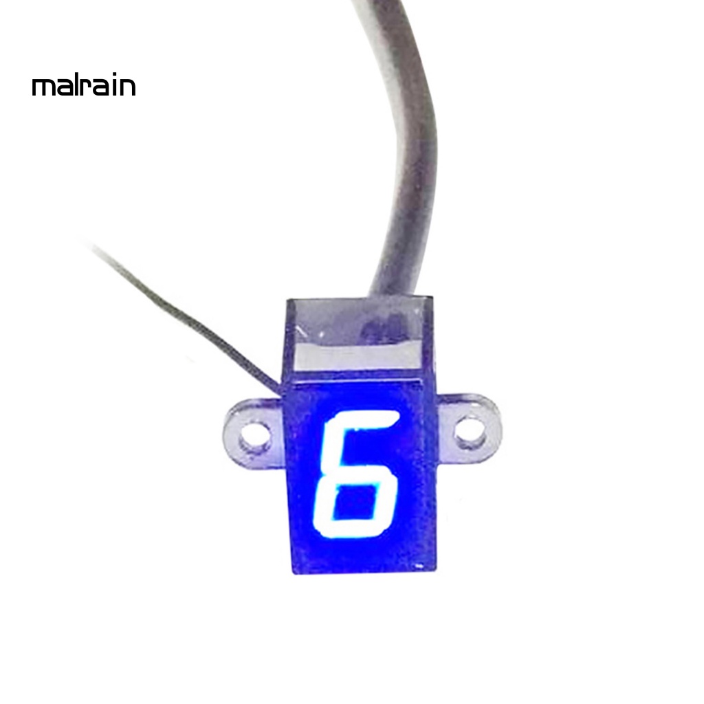 Bộ Cần Số Cảm Biến Hiển Thị Màn Hình LED Kỹ Thuật Số 12V Thông Dụng Cho Xe Máy