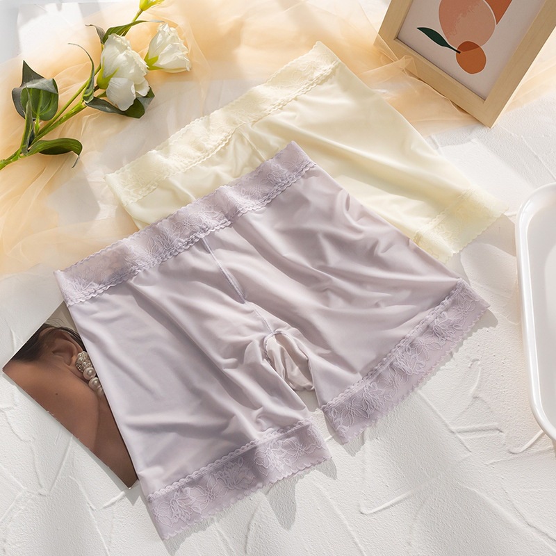 Quần Legging Cotton Siêu Mỏng Phối Ren Không Để Lại Dấu Vết