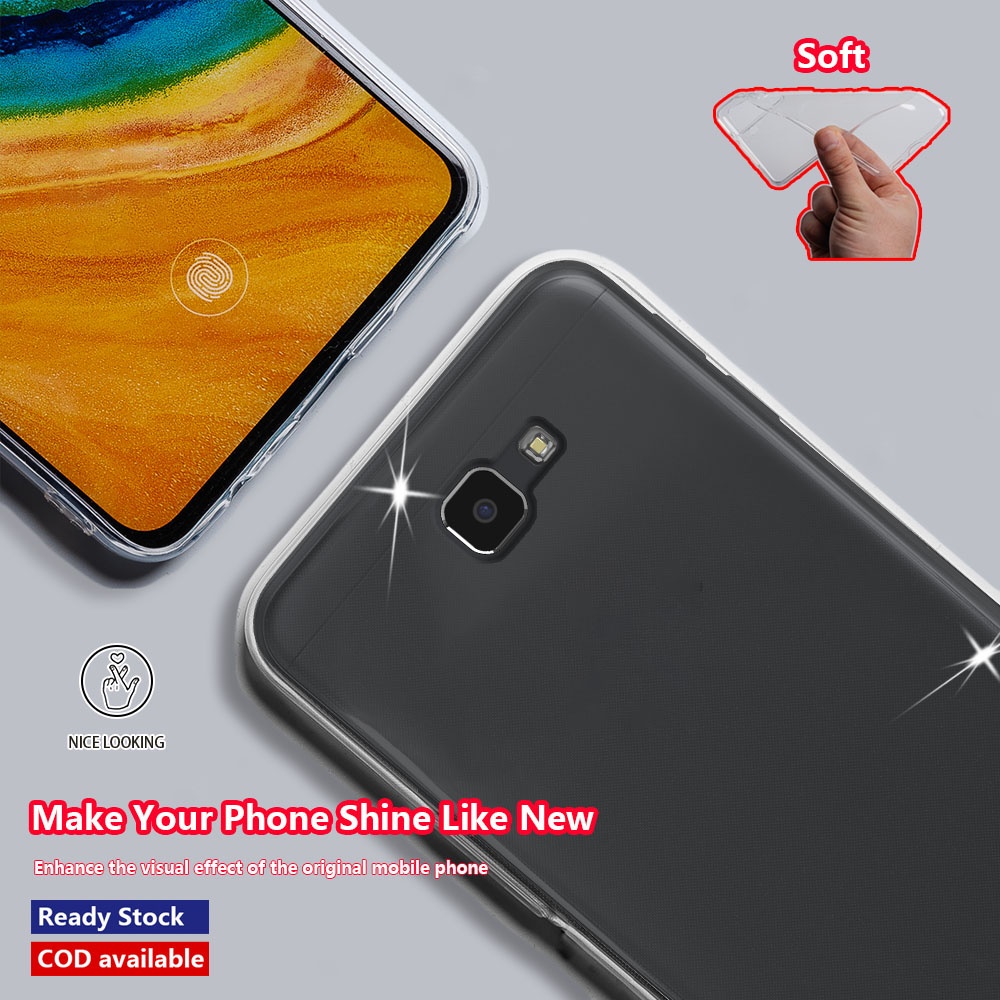 Ốp Điện Thoại Cao Su Mềm Trong Suốt Chống Sốc Cho Samsung Galaxy J7 Prime SM-G610F SM-G610Y SM-G610M SM-G610