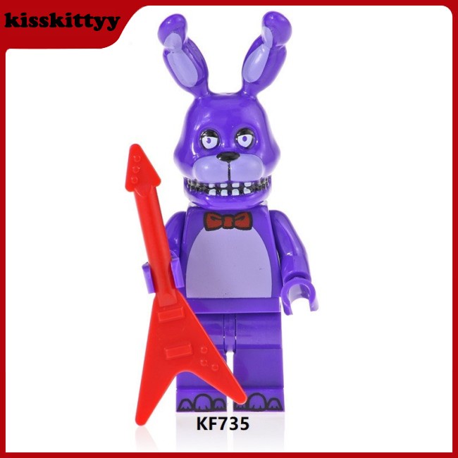 Kisskittyy   Lego FNAF Building Blocks Foxy Chica Bonnie Five Nights At Freddy Figures Toy Puzzle Toy