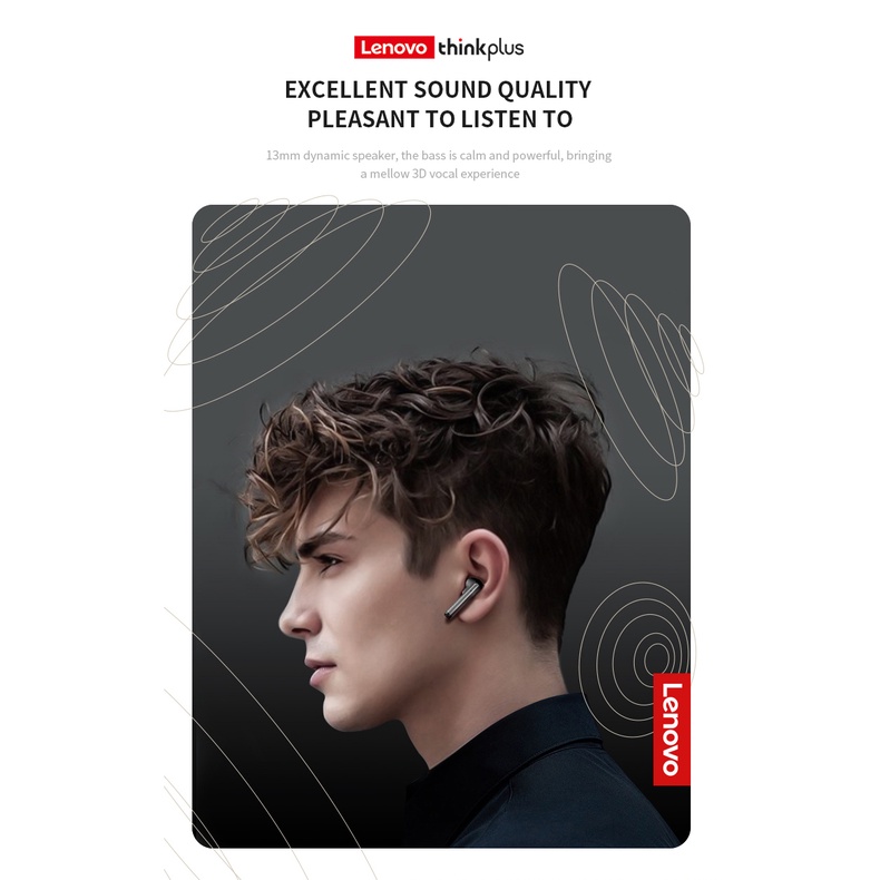 LENOVO Tai Nghe Không Dây Bluetooth 5.2 TWS XT99 TWS Chính Hãng Mới Với Mic HD Kép