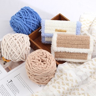 Len nhung đũa, len bông sữa cuộn 100gram