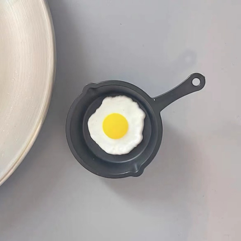 Kẹp Tóc Hình Chảo Chiên Trứng Dễ Thương