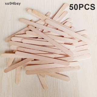 Xo94bsy 50pcs Sticks Wood Ice Cream Stick for Silicone Mold Party Event Cakesicle Stick VN