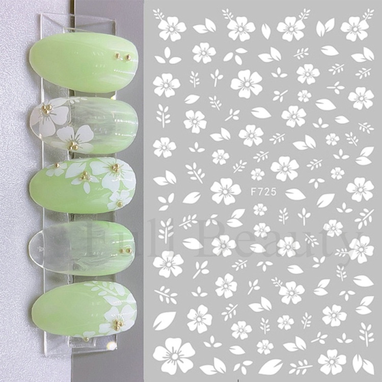 Nhãn Dán Móng Tay 3D Hình Cánh Hoa Anh Đào LAF724