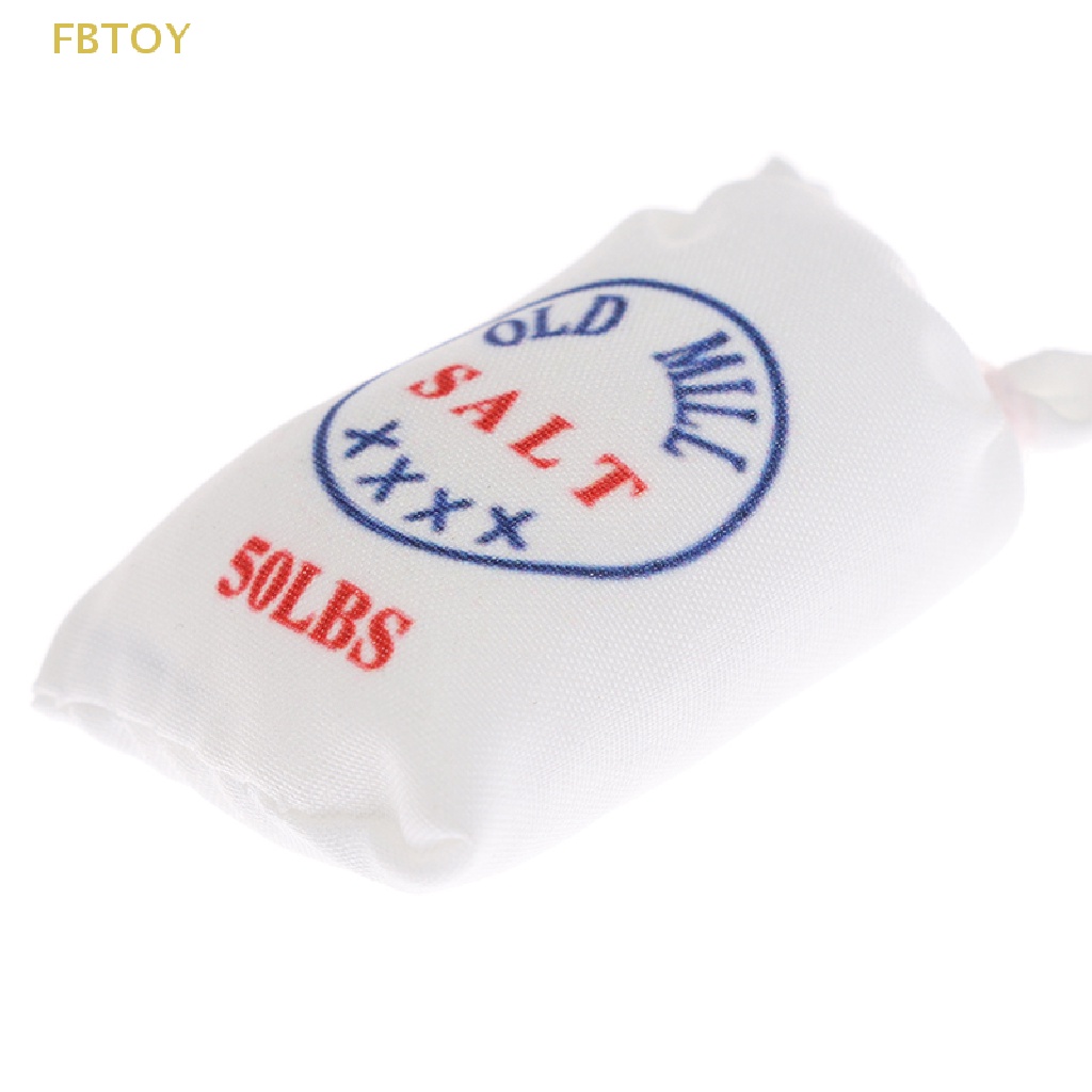 Túi Vải Đựng Đường / Muối Mini Tỉ Lệ 1: 12 Trang Trí Nhà Búp Bê