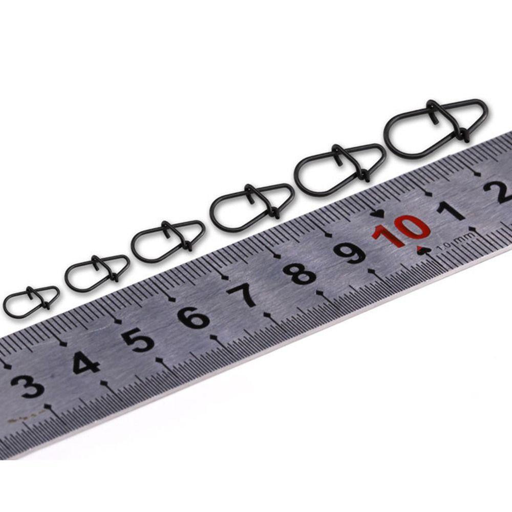 MUVAKO Set 100 Vòng Treo Móc Câu Cá Bằng Thép Không Gỉ