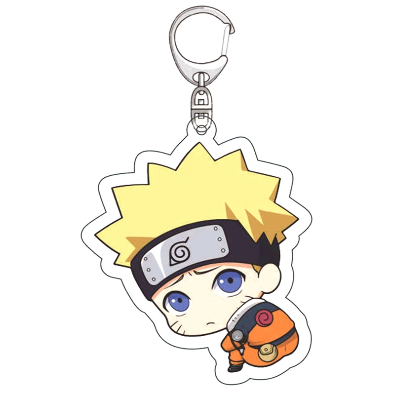 Móc Chìa Khóa Bằng Acrylic Hình Nhân Vật Hoạt Hình Naruto