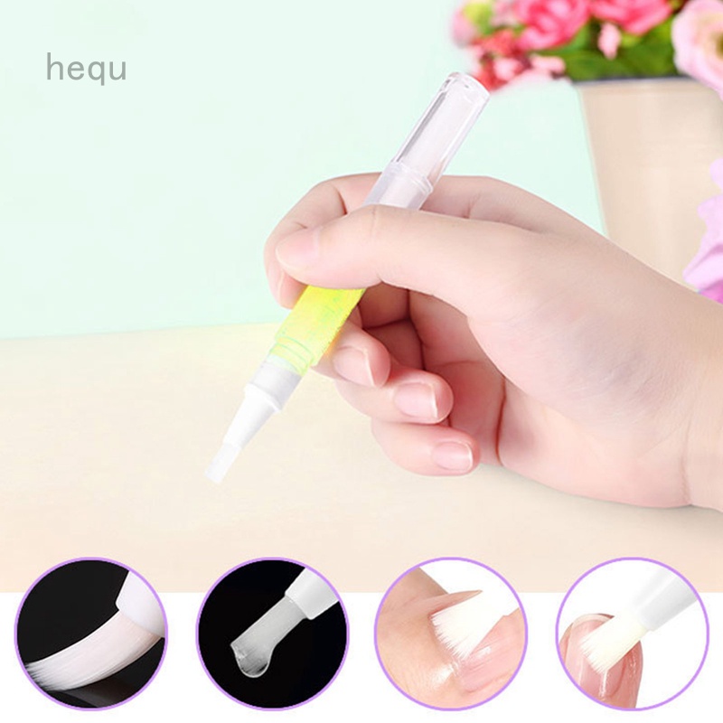 Set 2 Bút Nuôi Dưỡng Móng Tay Kèm Cọ Mềm Mỏng