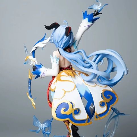 Yuanshen Ganyu Mô Hình Cung Tuần Hoàn Bướm Nhỏ Kirin Girl Có Hộp Đựng Trang Trí